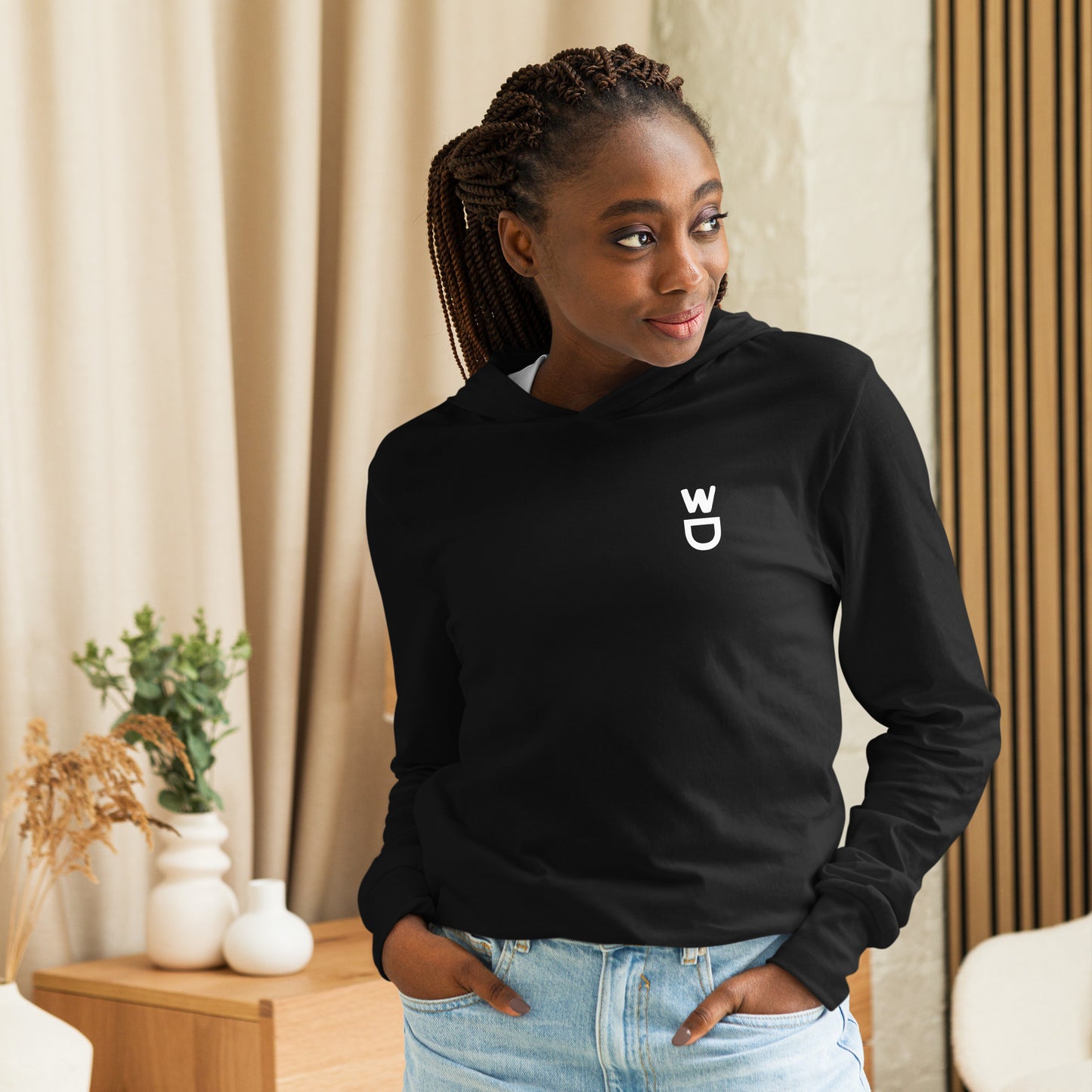 DW Signature Hooded Long-Sleeve Tee