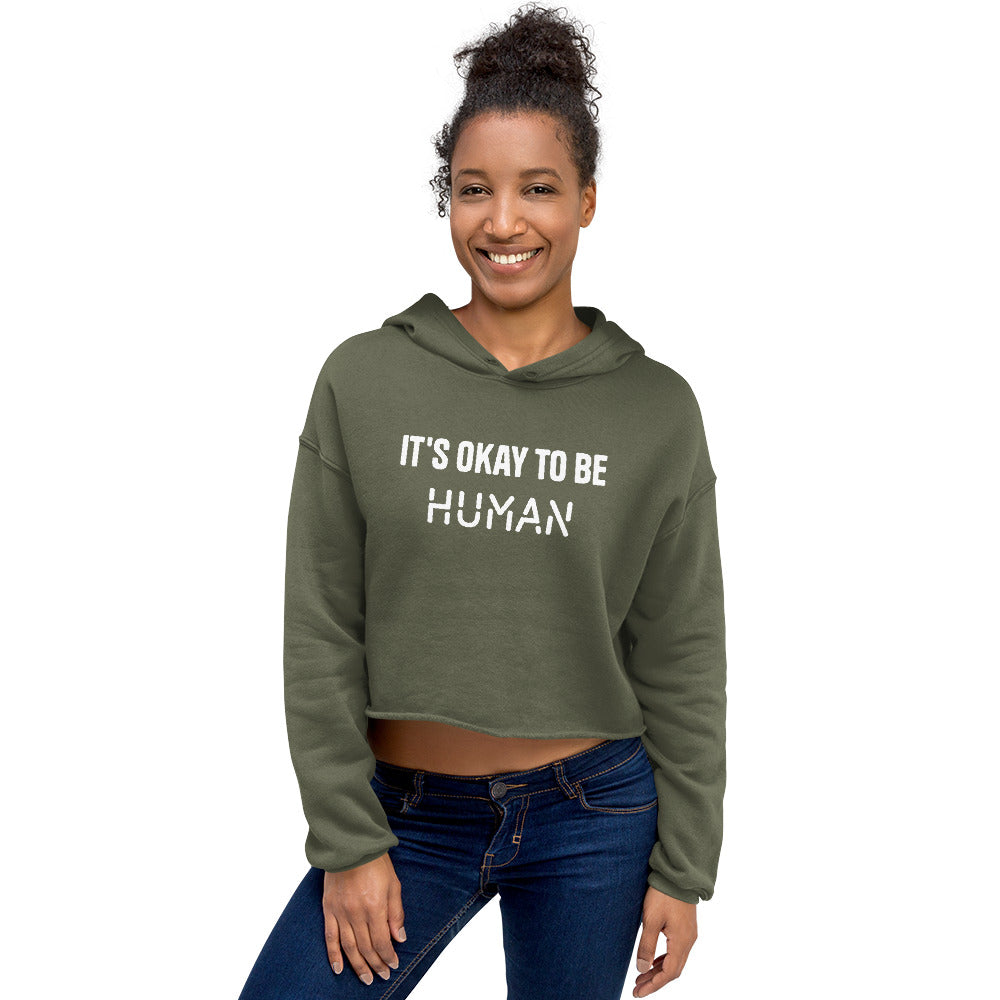 Human Crop Hoodie
