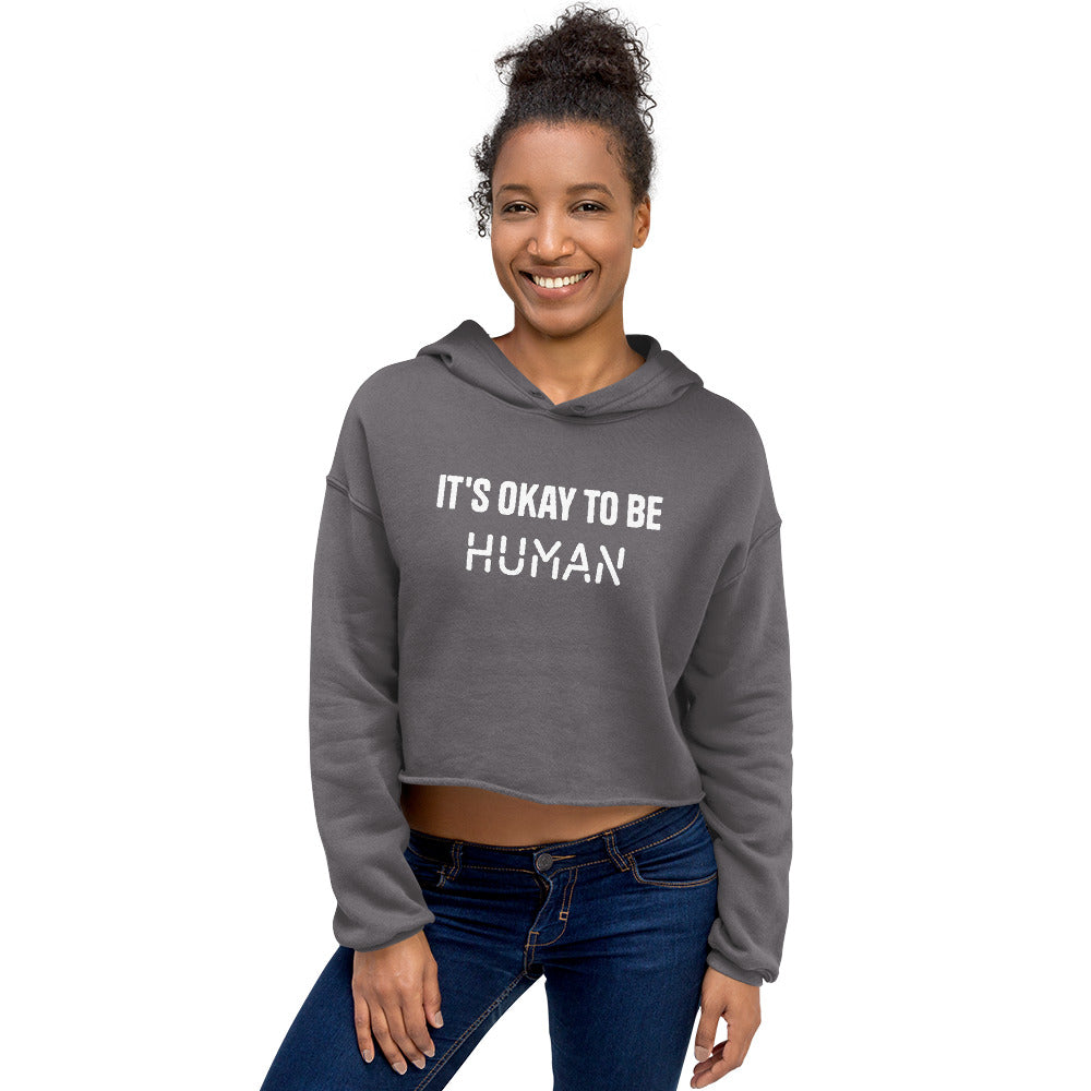 Human Crop Hoodie