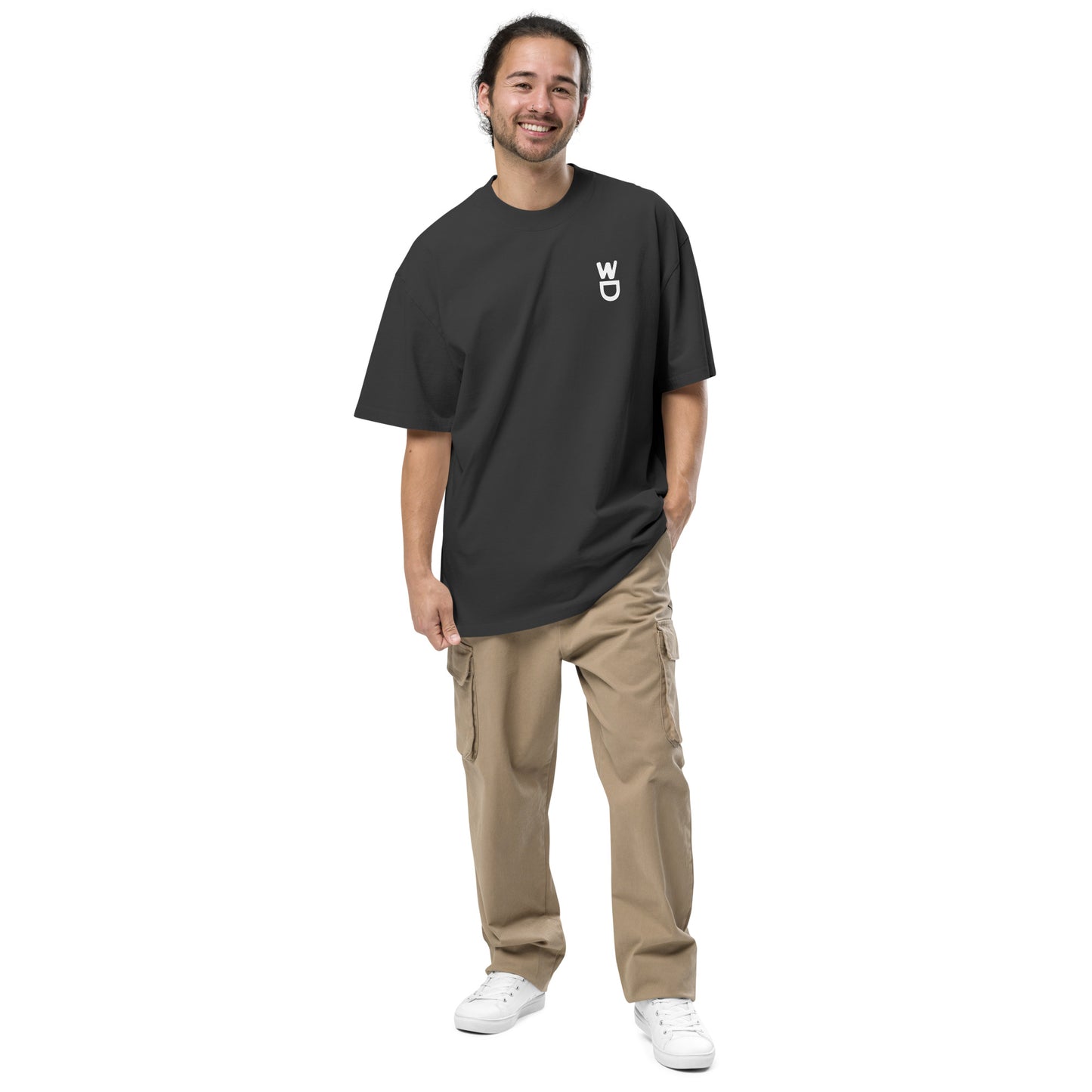 God Got My Back Oversized Faded T-Shirt