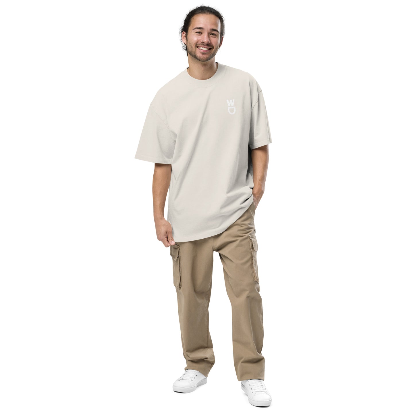 God Got My Back Oversized Faded T-Shirt