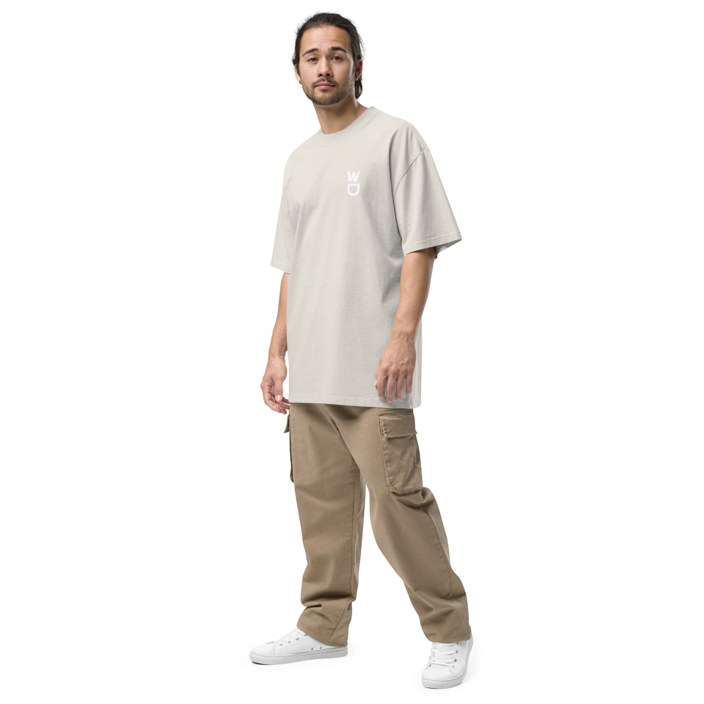 God Got My Back Oversized Faded T-Shirt