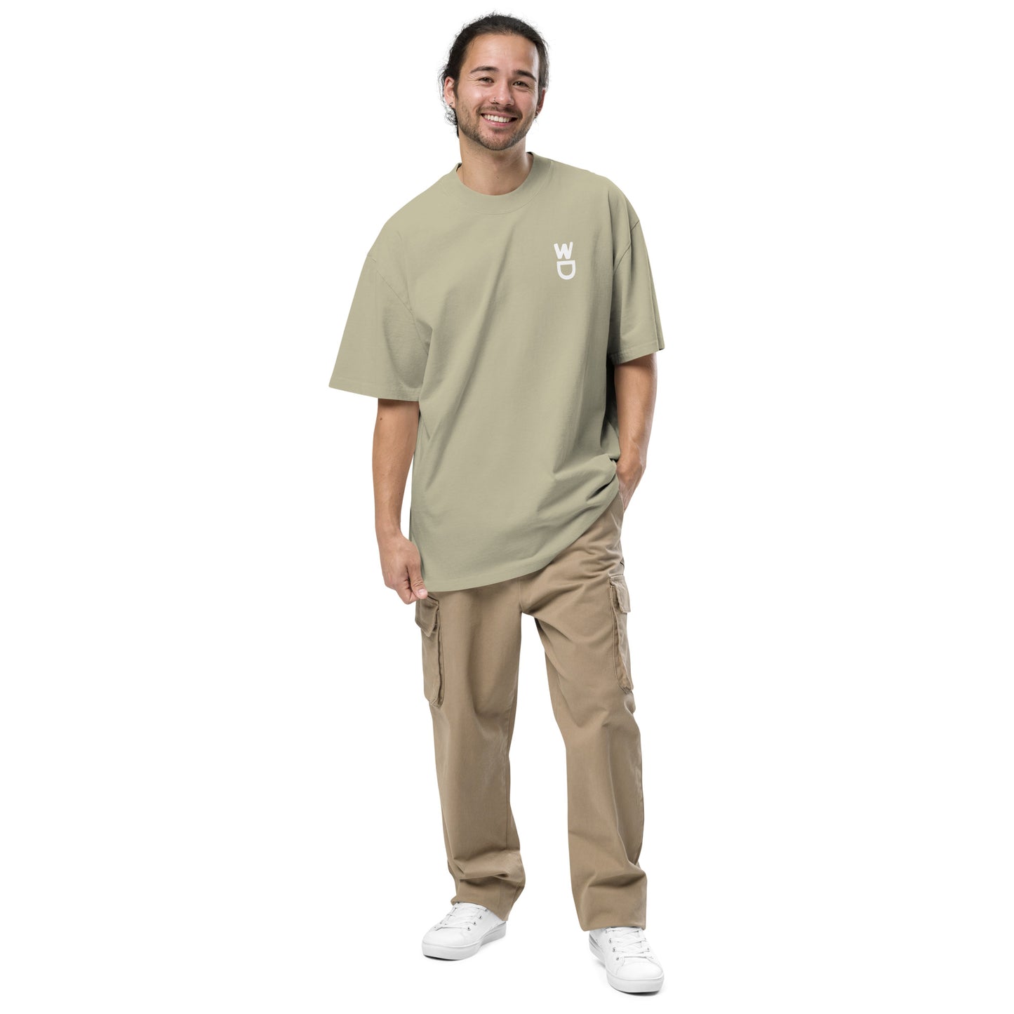 God Got My Back Oversized Faded T-Shirt