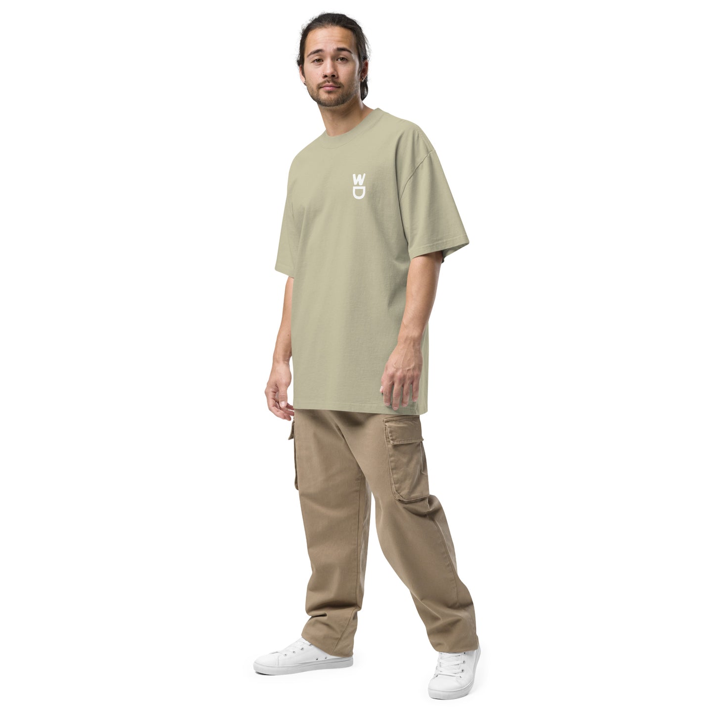 God Got My Back Oversized Faded T-Shirt