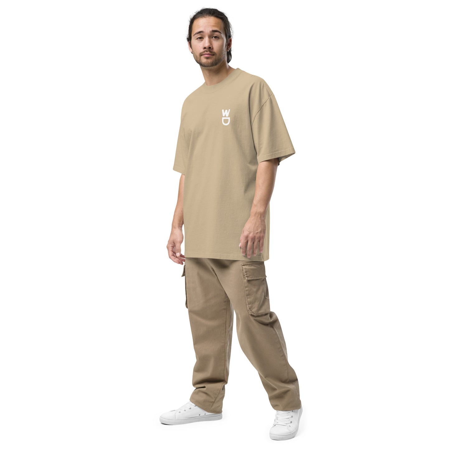 God Got My Back Oversized Faded T-Shirt